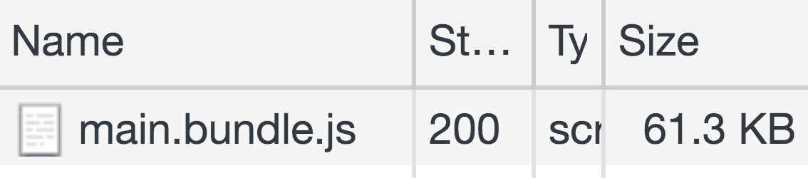 Réduction de la taille des bundles avec compression statique