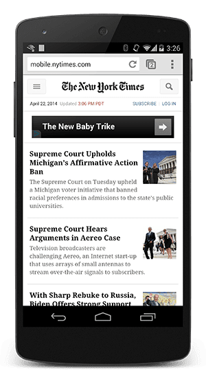 NYTimes con CSS