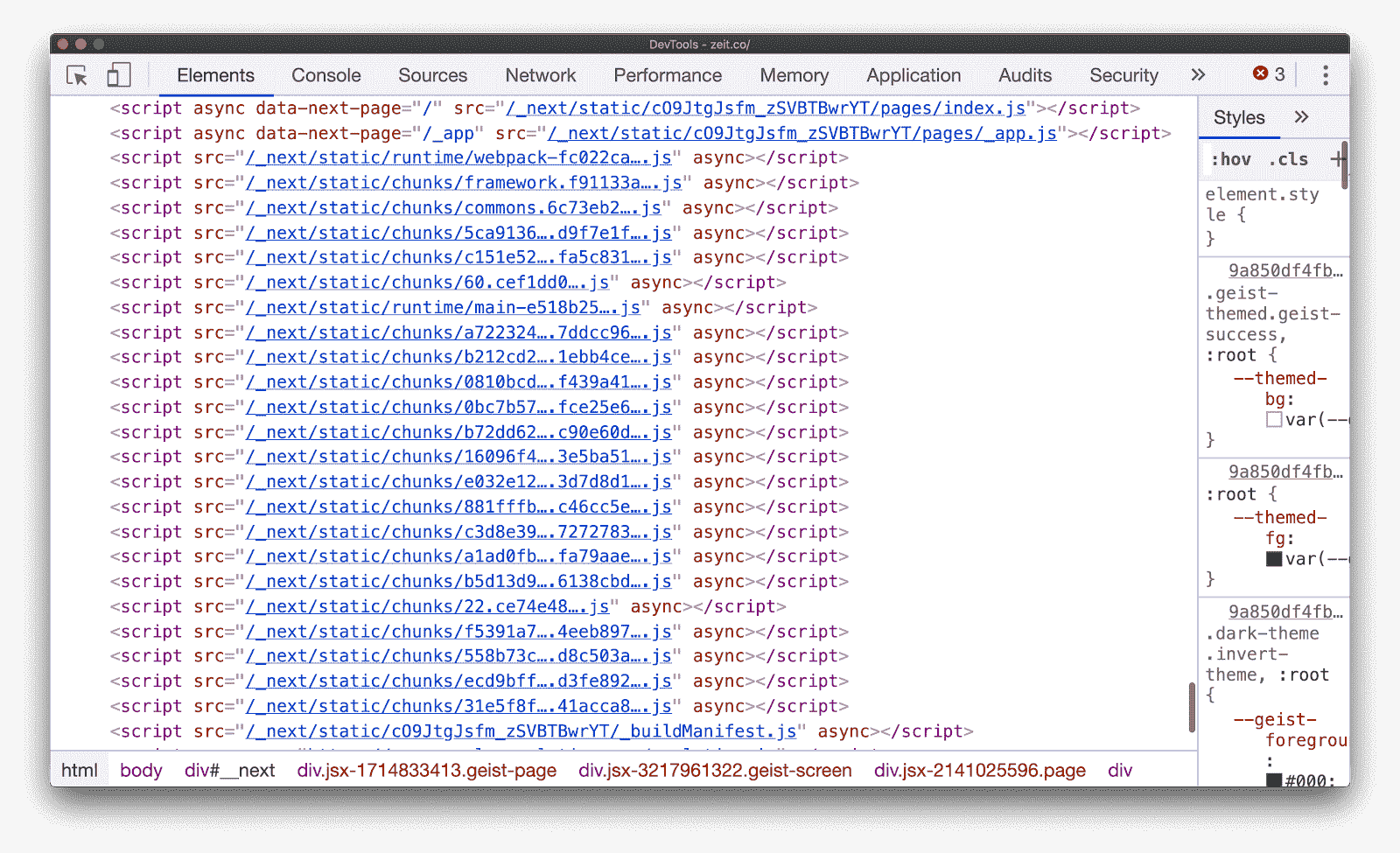 Output di più blocchi condivisi in un&#39;applicazione Next.js.