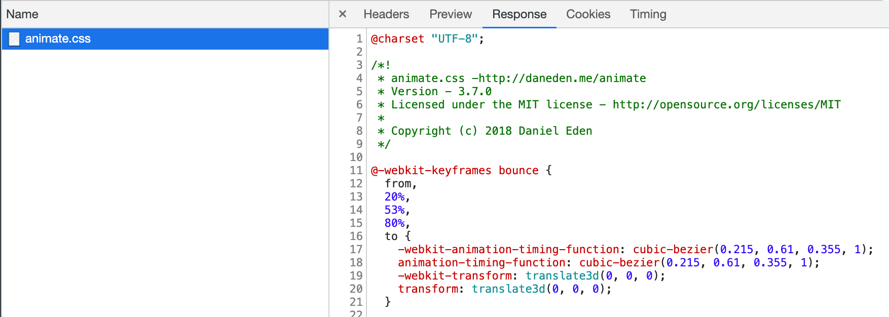 استجابة غير مُحسَّنة لصفحات الأنماط المتتالية (CSS) في أدوات مطوري البرامج