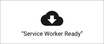 ไอคอน Service Worker เป็นตัวอย่างที่ไม่ดี