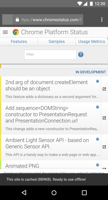 Chrome স্ট্যাটাস সাইটটি অফলাইনে আছে।