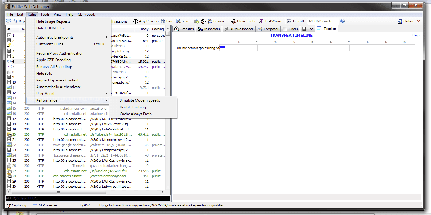 Proxy do Fiddler