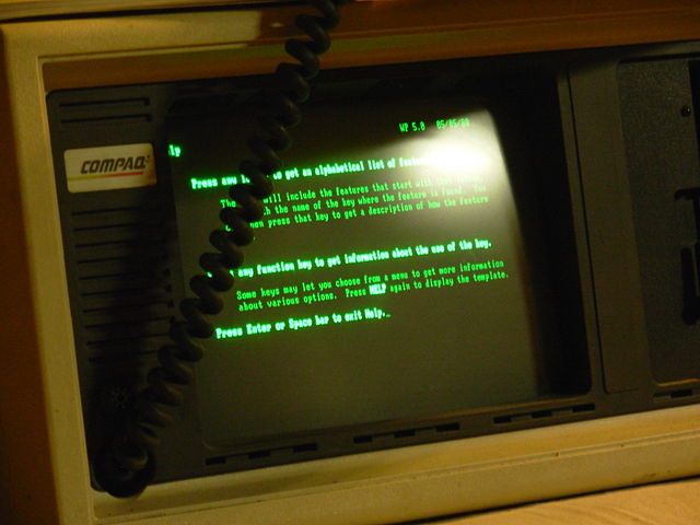 绿幕计算机显示器