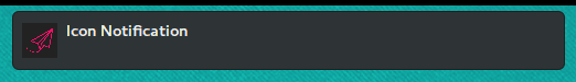 Уведомление со значком в Firefox в Linux.