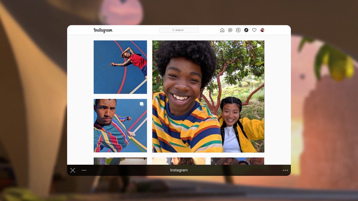 Aplikasi Instagram Oculus Quest 2