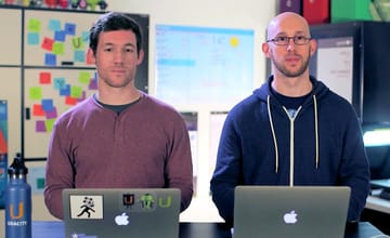 Capture d&#39;écran d&#39;un cours Udacity