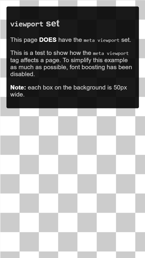 Même page avec le texte à une taille lisible.