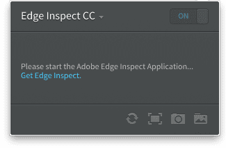 La extensión de Chrome de Edge Inspect CC