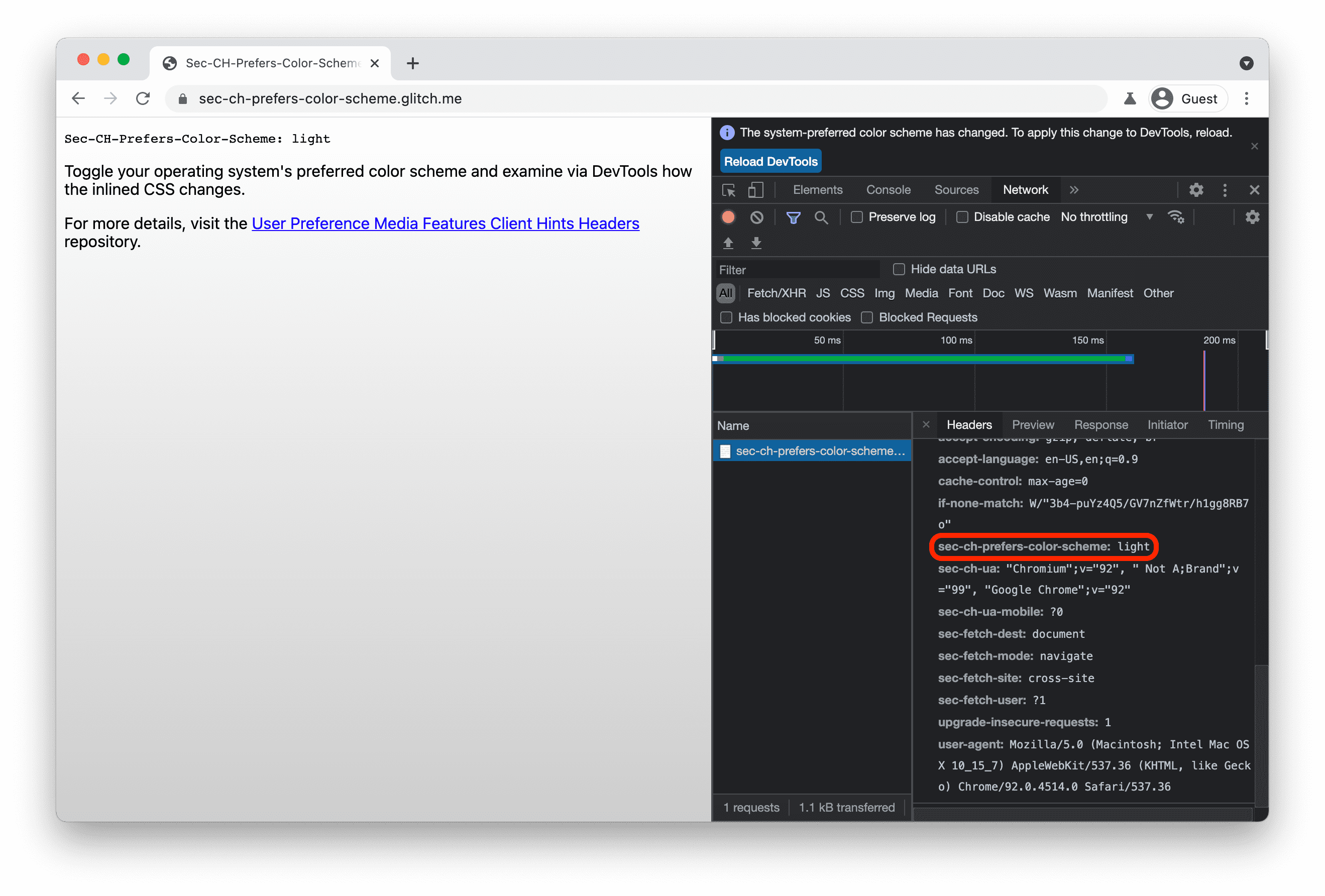 Sec-CH-Prefers-Color-Scheme: claro