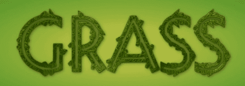 مثال على العشب من تصميم &quot;ماندي مايكل&quot;