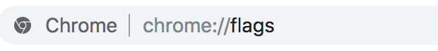 Chrome के फ़्लैग पेज