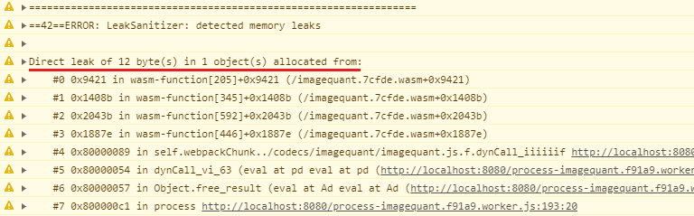 Screenshot di un messaggio
