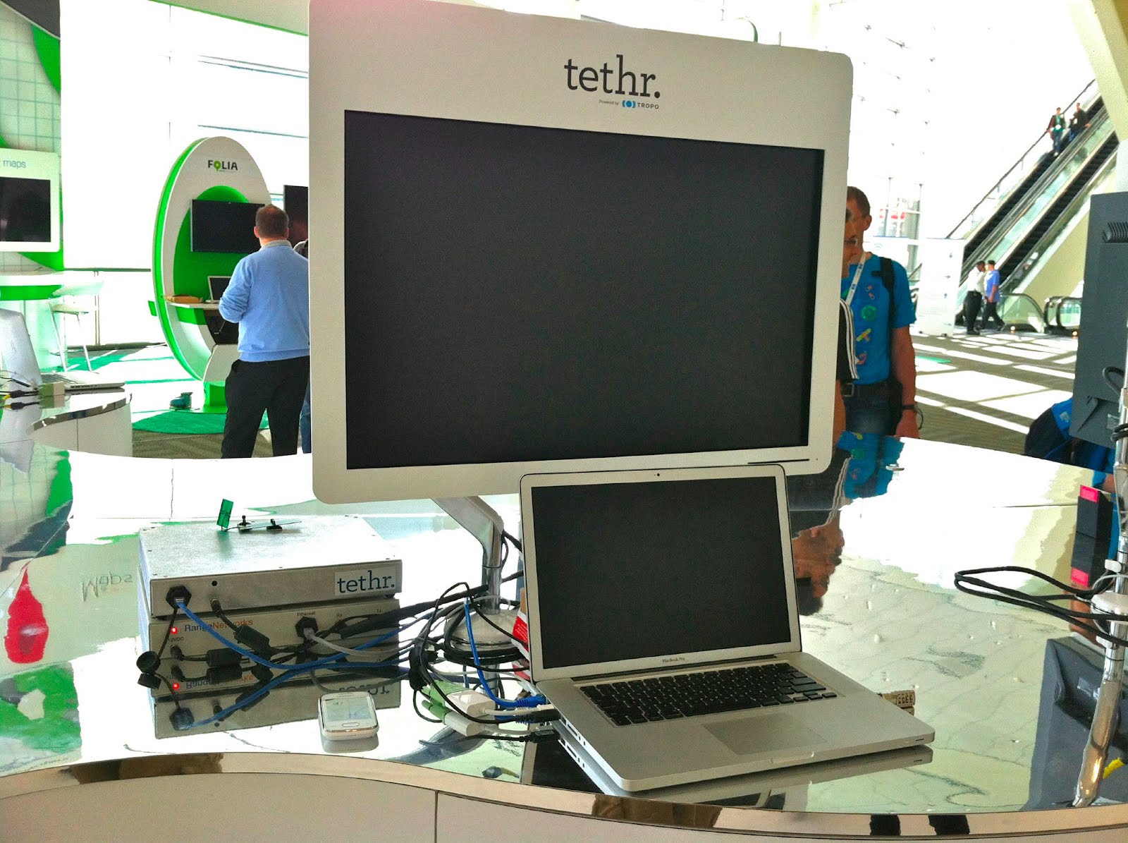 2012 年 Google I/O 大会上的 Tethr/Tropo 演示