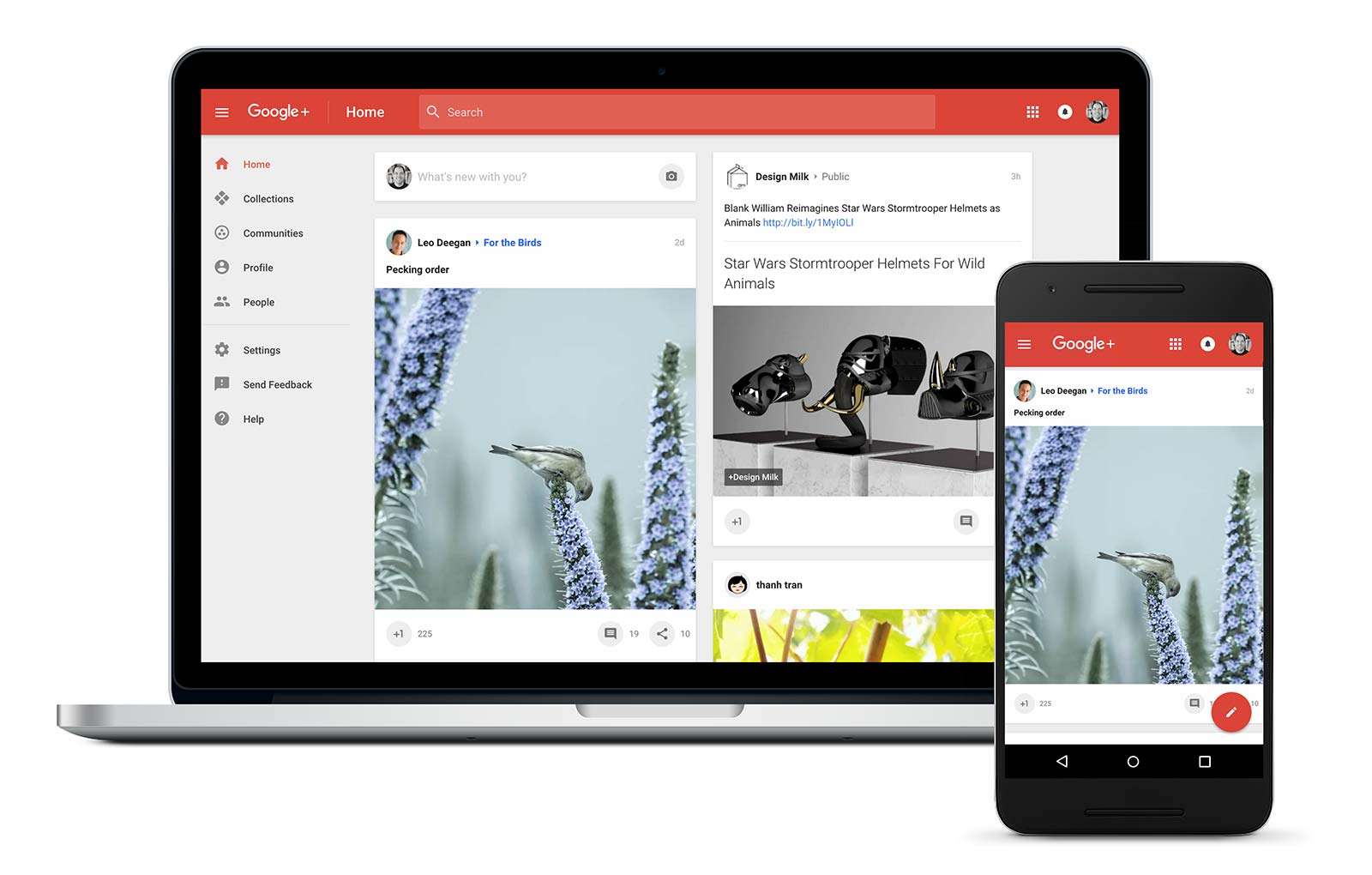 Gotowe witryny elastyczna w Google+.
