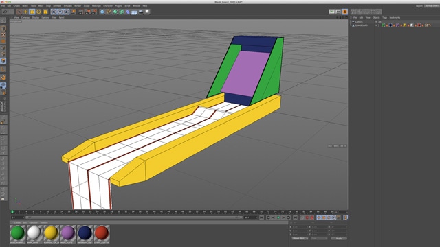 Utilizzando lo strumento di selezione poligono, crea tag di selezione delle aree specifiche a cui vuoi applicare la texture. Applica materiali a ciascuno dei tag di selezione.