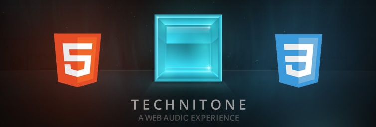 Technitone — a web audio experience.