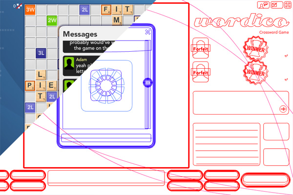 Wordico Wireframe