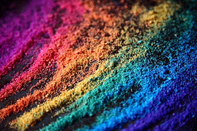 原来的彩虹沙。